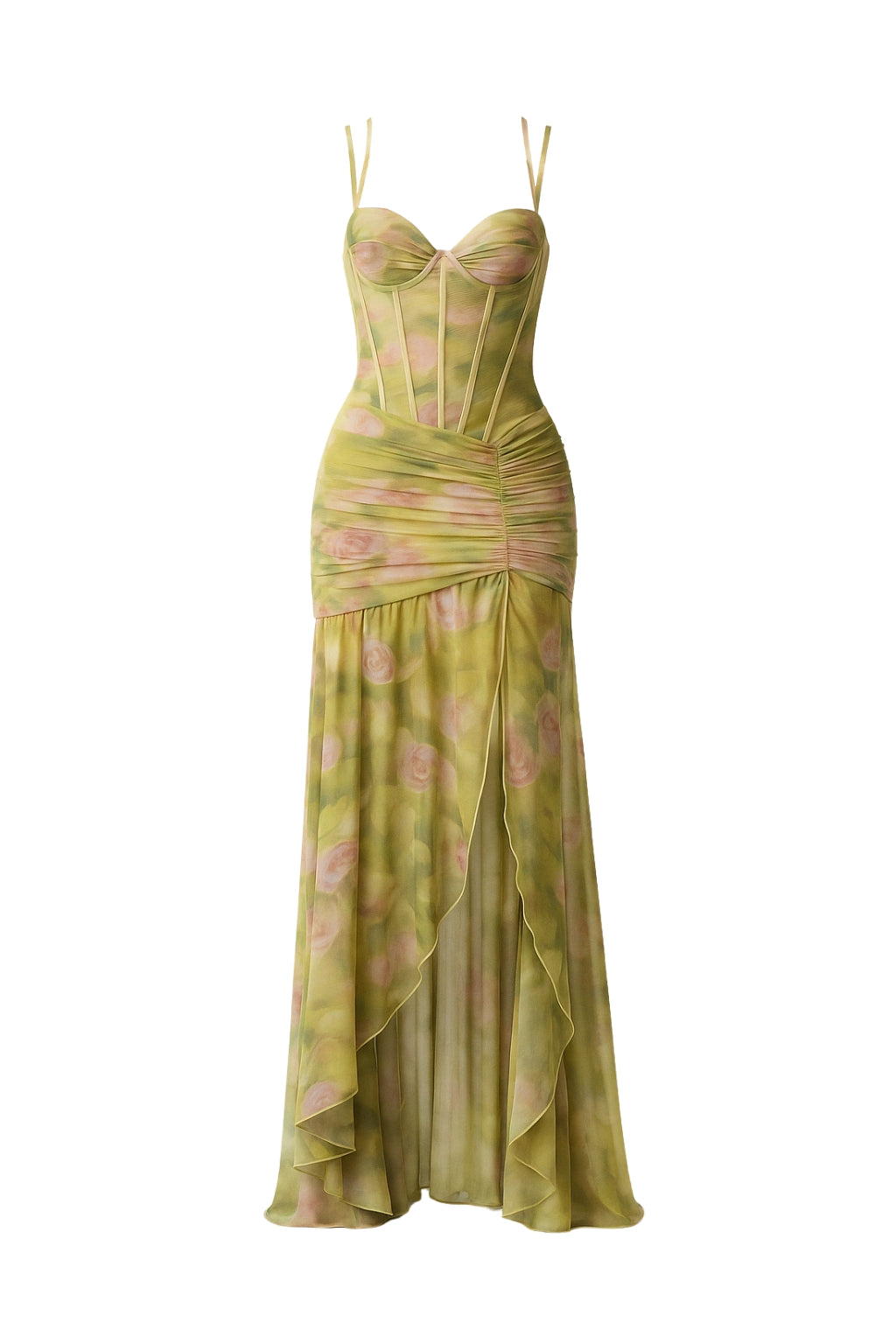 Vestido Longo Corset Floral