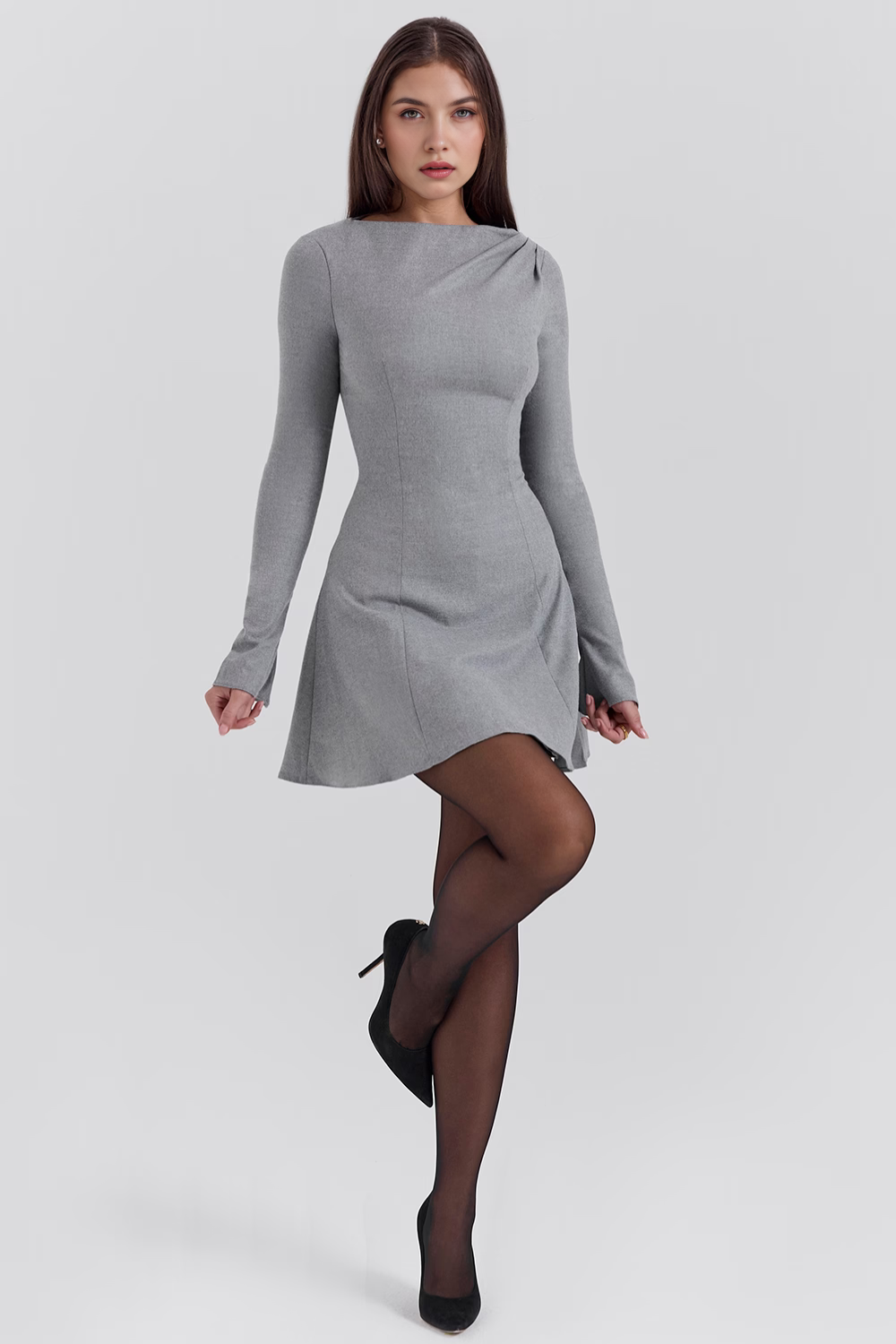 Vestido Manga Longa Cleo