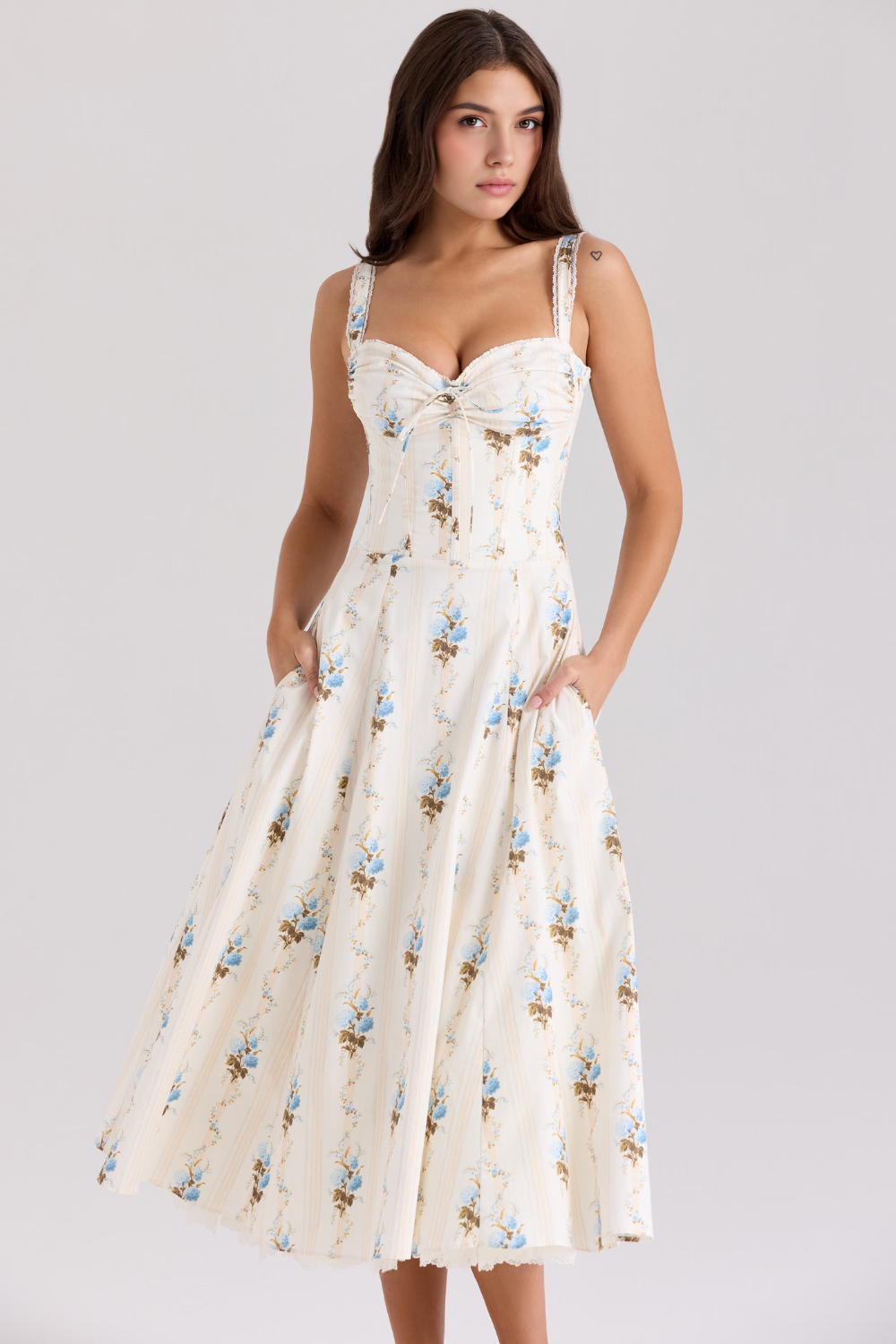 Vestido Bustier Renda Valentina