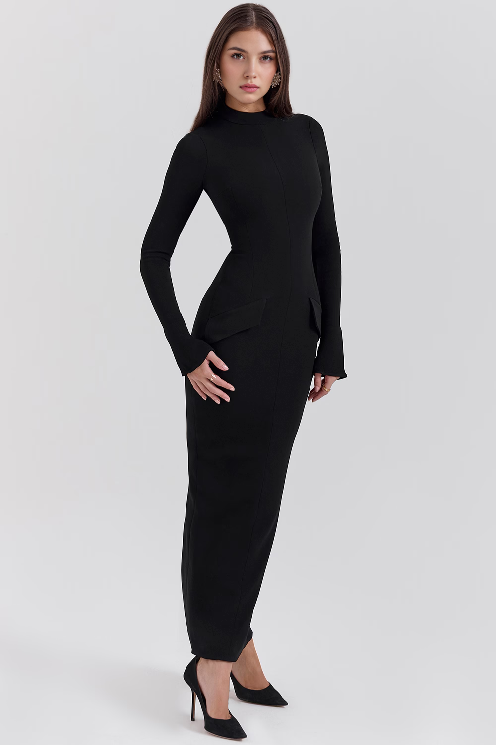 Vestido Manga Longa Kayla