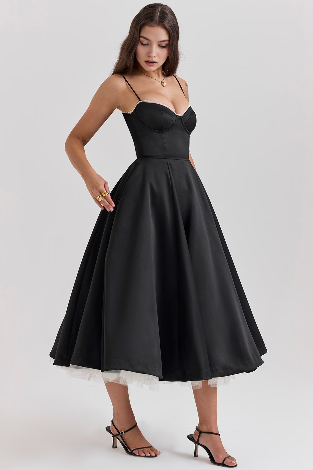 Vestido Midi Cloe - Dupla Camada