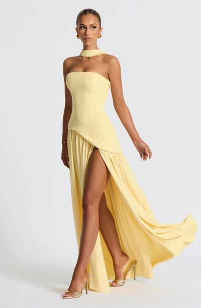 Vestido Longo Zion Amarelo