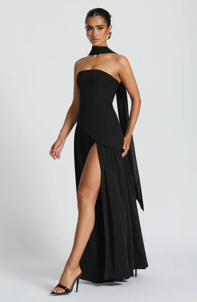 Vestido Longo Zion Preto