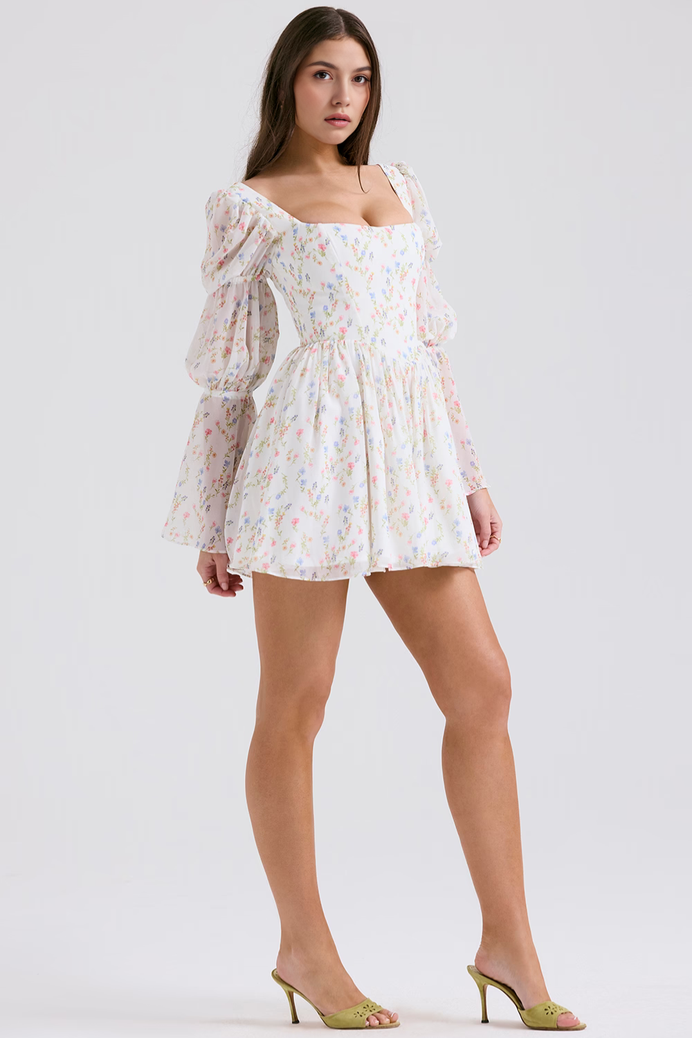 Vestido Manga Longa Iris