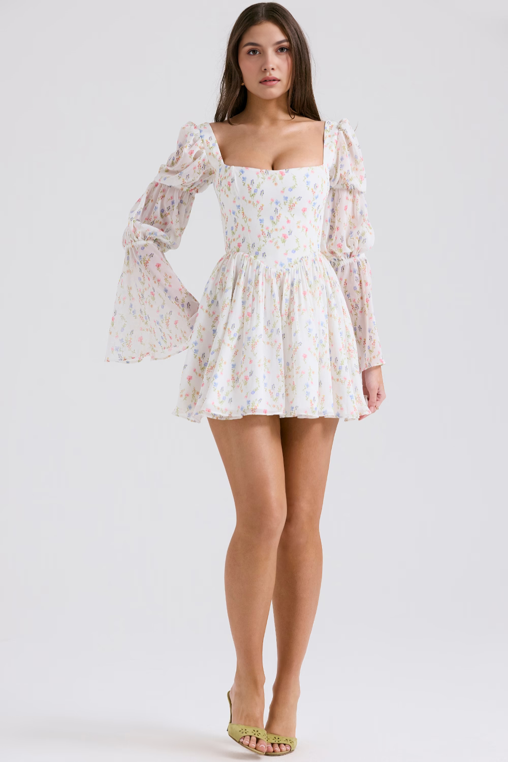 Vestido Manga Longa Iris