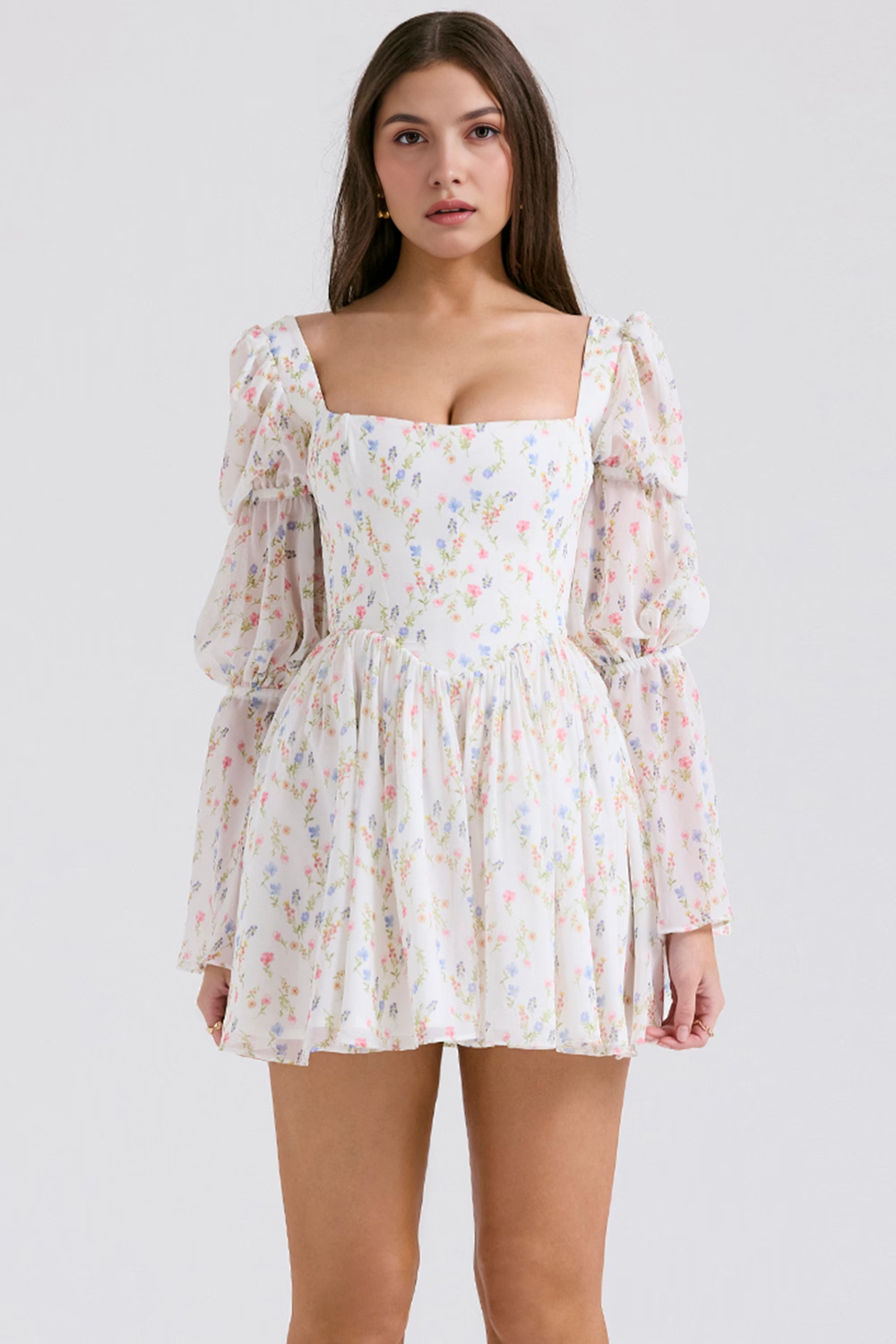 Vestido Manga Longa Iris