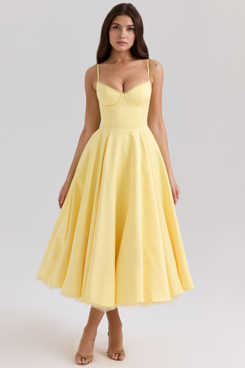 Vestido Midi Cloe - Dupla Camada.