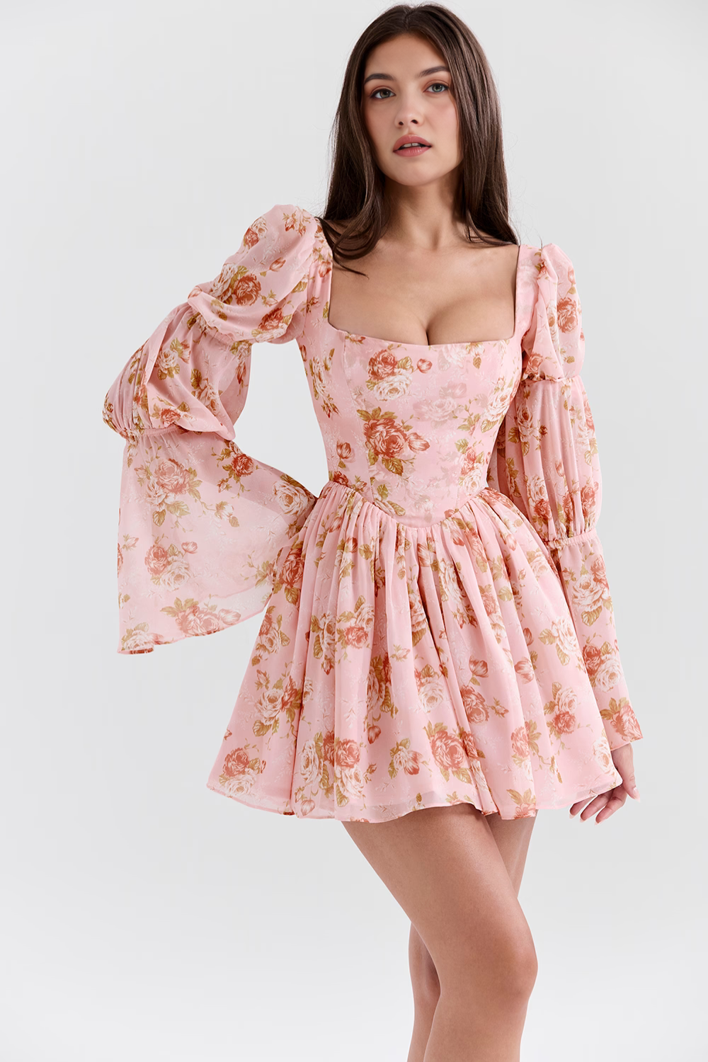 Vestido Manga Longa Rosalia
