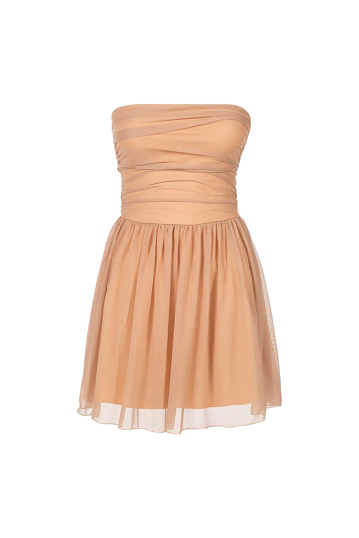 vestido curto dourado tomara que caia brilhoso