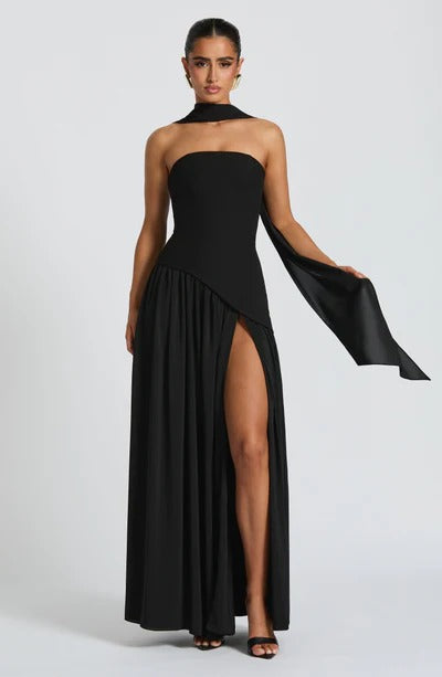 Vestido Longo Zion Preto