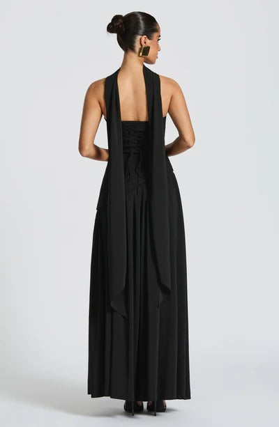 Vestido Longo Zion Preto