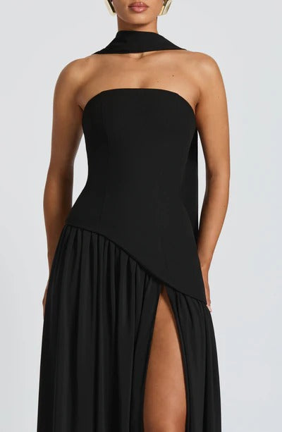 Vestido Longo Zion Preto