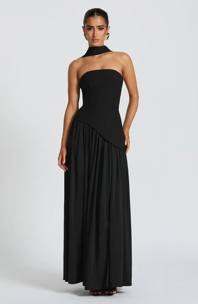 Vestido Longo Zion Preto