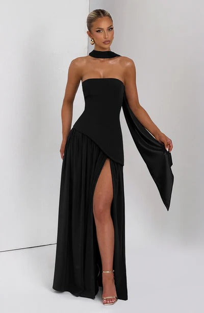 Vestido Longo Zion Preto